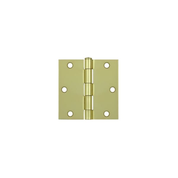 Deltana S35U4-R Square Hinges Brushed Brass, 10PK S35U4-R-XCP10 - main